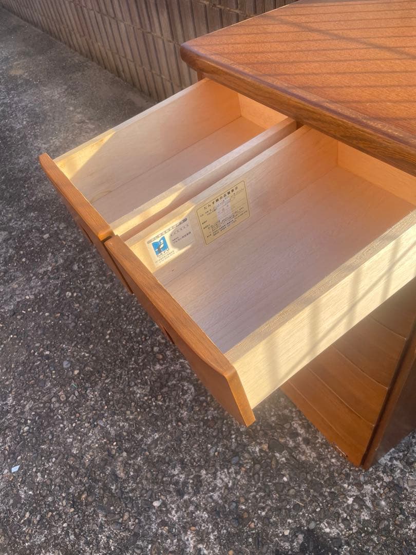 【引取歓迎】マルヨシ民芸家具 5段 7杯 チェスト タンス 電話台収納　葛飾区