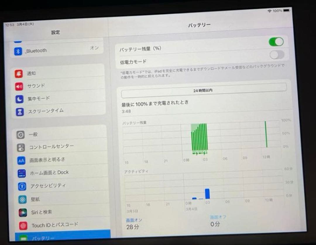 iPad mini 4 本体　128gb
