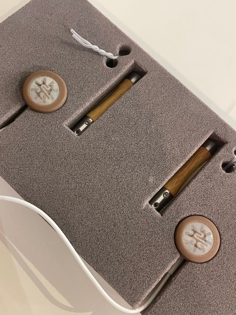 【希少品】amadana アマダナ　有線イヤホン PE-117 ホワイト