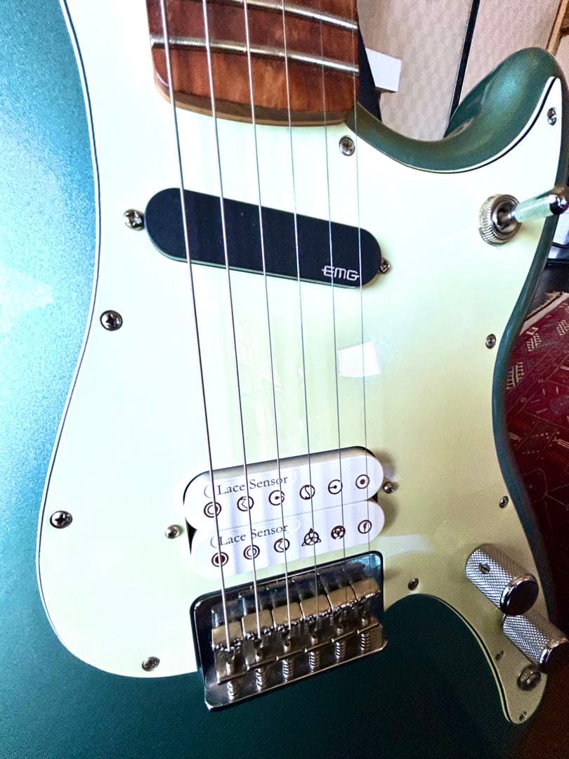 ギター Fender.Mex-Duo Sonic / Lace Sensor+EMG.