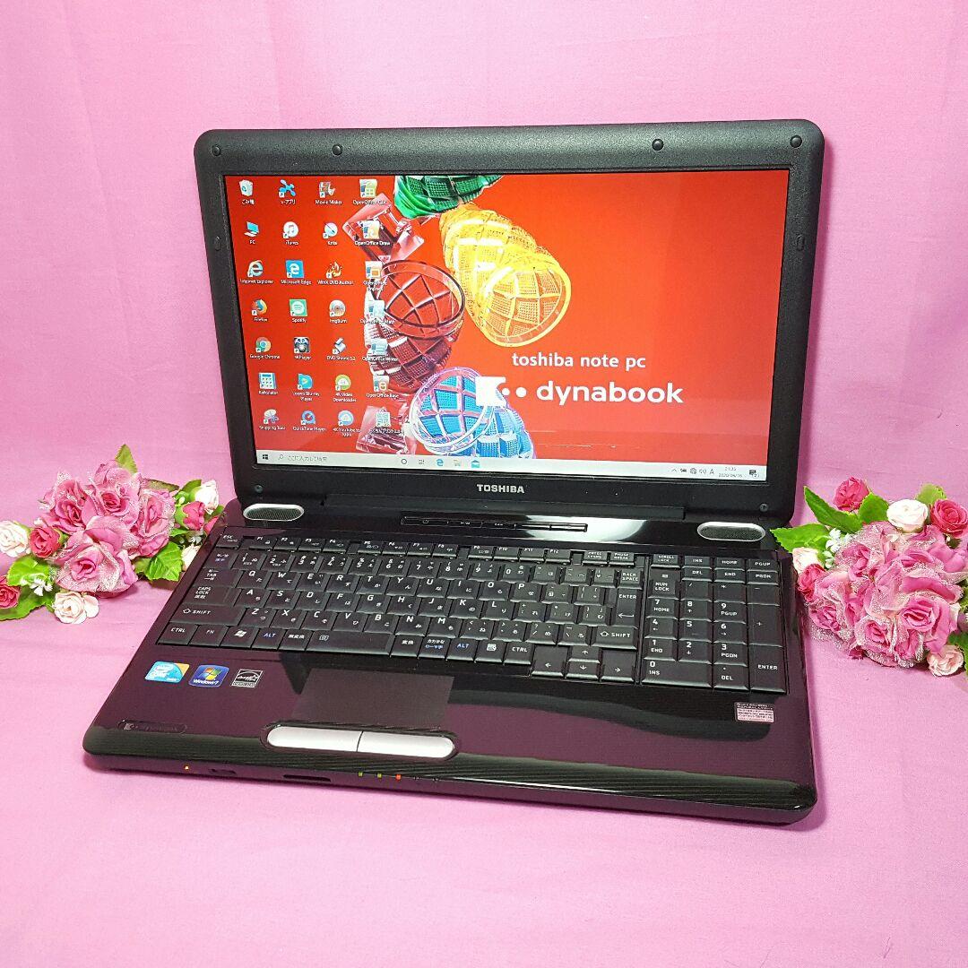 ❥Win10❥艶ブラック❥HDD320G❥サクサクメモリ4G❥高音質スピーカー♫