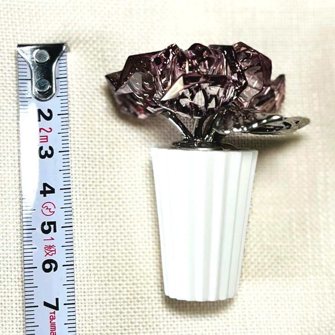 SWAROVSKI スワロフスキー　クリスタル　薔薇　バラ　ローズフラワー　置物