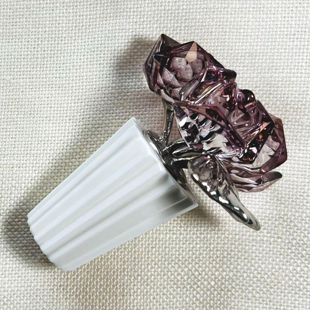 SWAROVSKI スワロフスキー　クリスタル　薔薇　バラ　ローズフラワー　置物