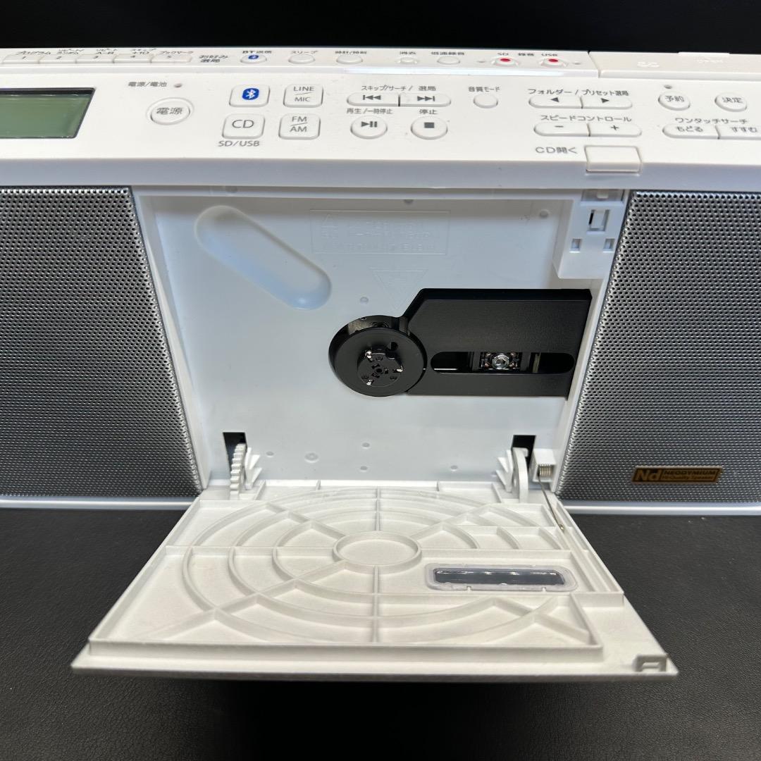 ♡Hb裏右1004 東芝 TOSHIBA SD USB CDラジオ ホワイト