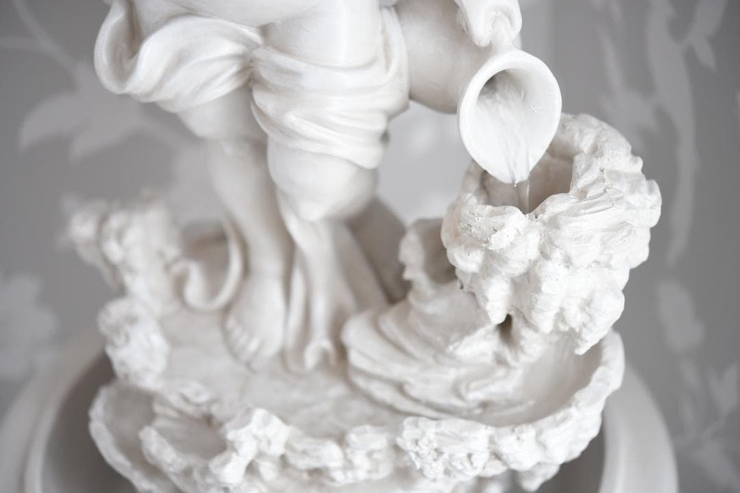 【新品】エンジェル 噴水 天使 ガーデニング 雑貨 庭 置物