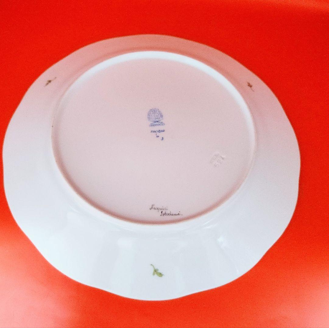 ヘレンド【美品】〘マスターペインターサイン入〙《フラワーブーケ》ディナープレート