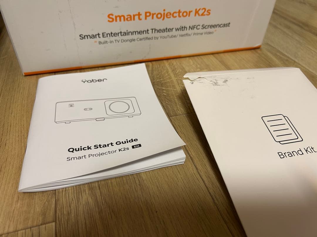 【JBLスピーカー＆Google TV搭載】Yaber K2s プロジェクター