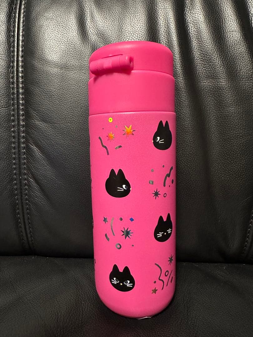スターバックス　ステンレスボトル　水筒　ネコ　猫　ブラックキャット