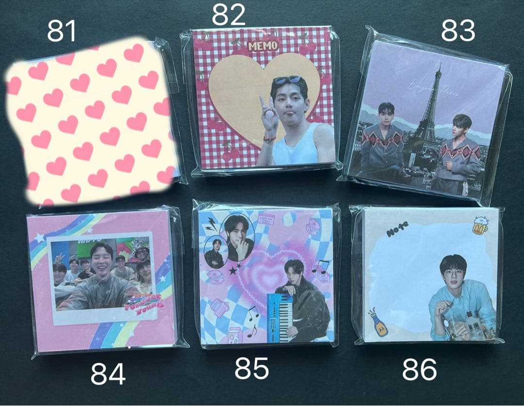 BTS バンタン　2026 新作　メモ帳　メモ　50枚