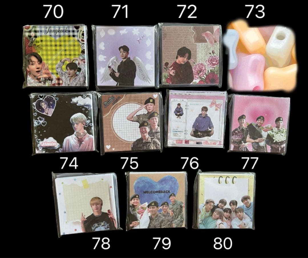 BTS バンタン　2026 新作　メモ帳　メモ　50枚