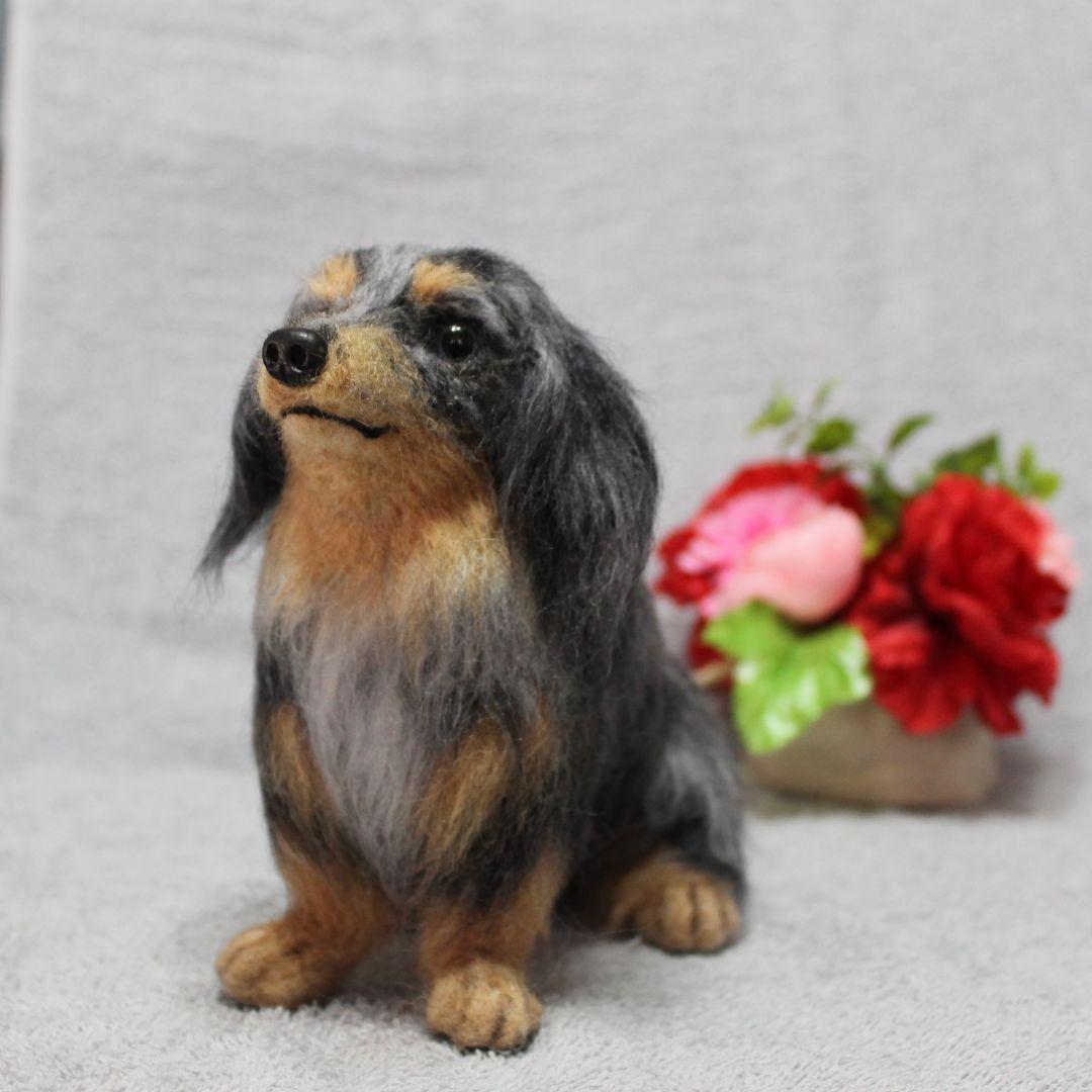 羊毛フェルト オーダー 「リアルで可愛いワンちゃん」柴犬 うちの子 ぬいぐるみ