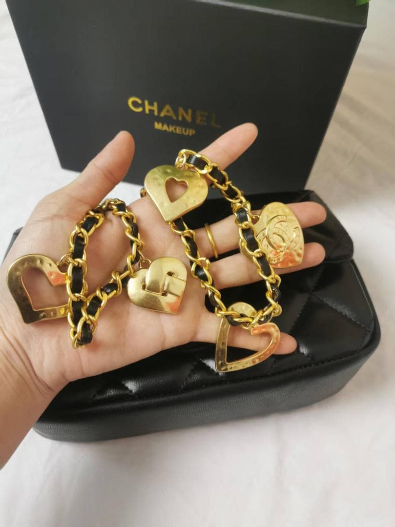 箱付 VVIP CC ロゴブラック キルティングショルダーバック　ノベルティ