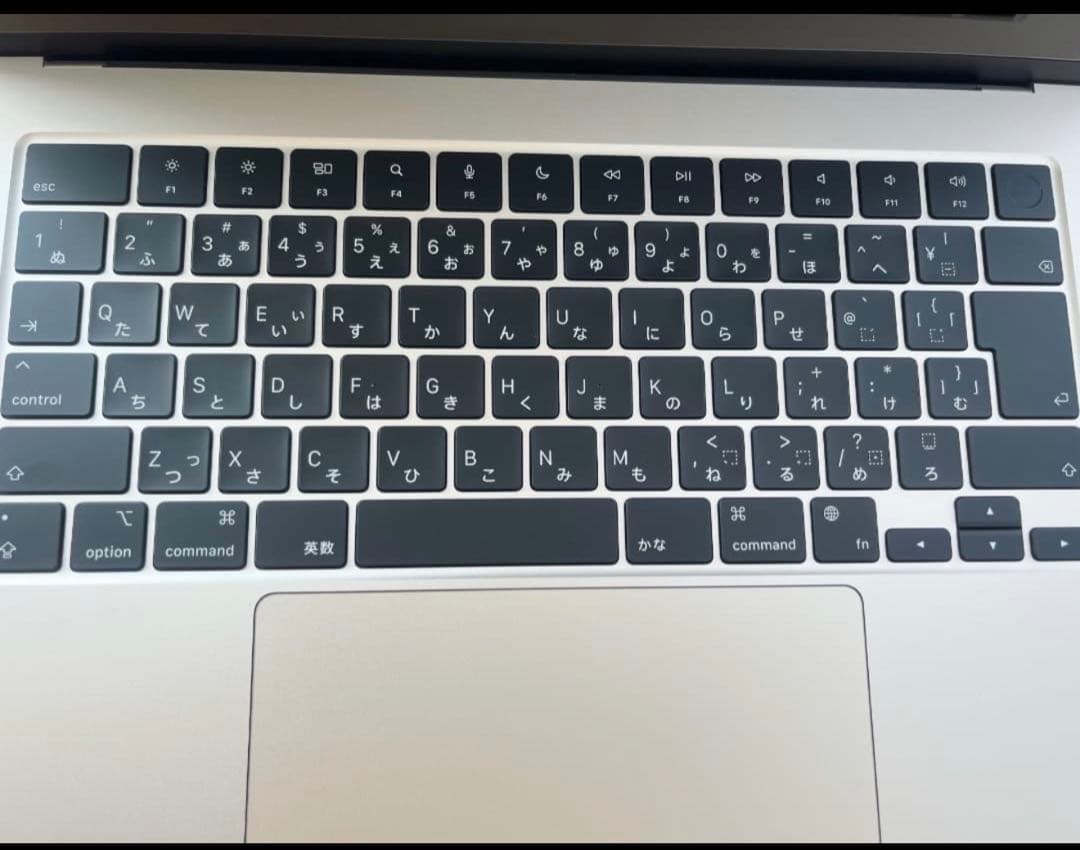 【値下げ】美品 MacBook Air 15インチ M3 16GB 512GB