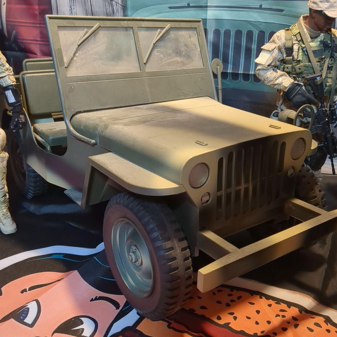 1/6 12インチ 第二次世界大戦アメリカ軍ジープウィリスMB カスタム迷彩