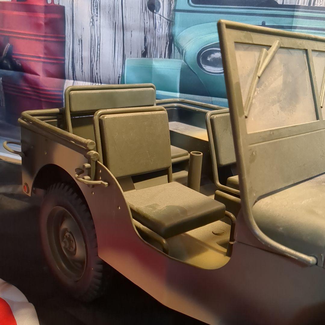 1/6 12インチ 第二次世界大戦アメリカ軍ジープウィリスMB カスタム迷彩