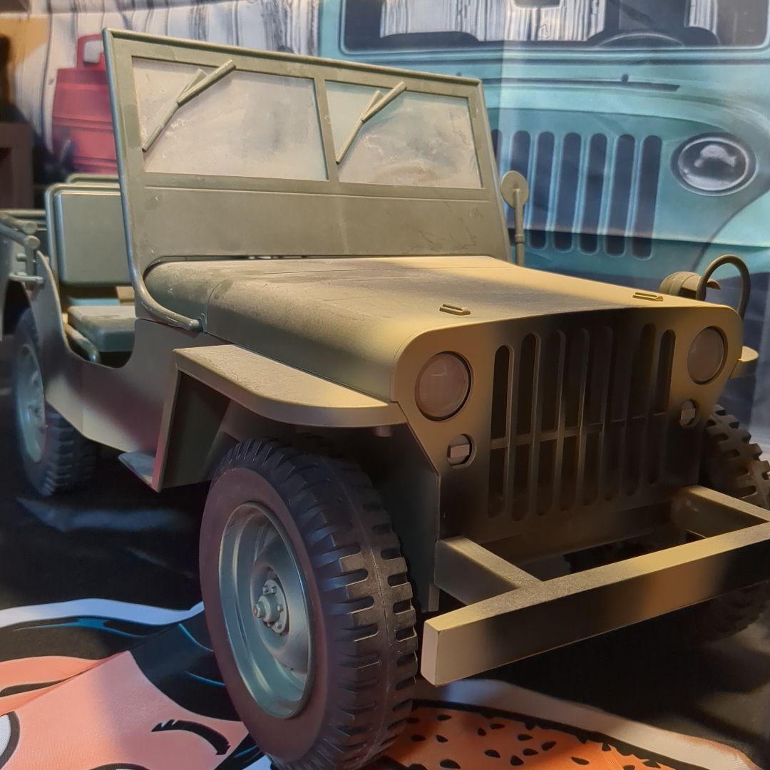 1/6 12インチ 第二次世界大戦アメリカ軍ジープウィリスMB カスタム迷彩