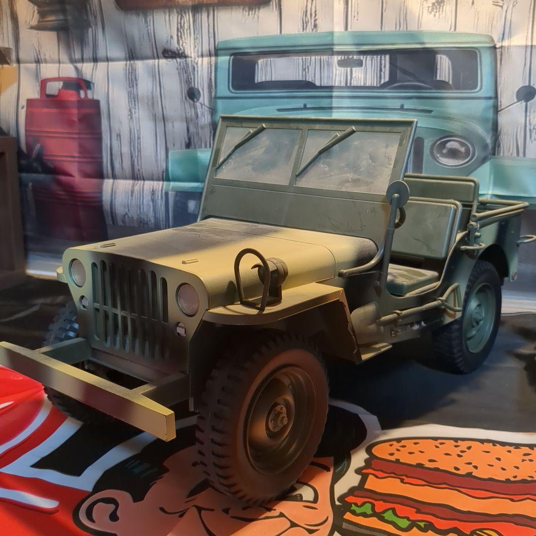 1/6 12インチ 第二次世界大戦アメリカ軍ジープウィリスMB カスタム迷彩