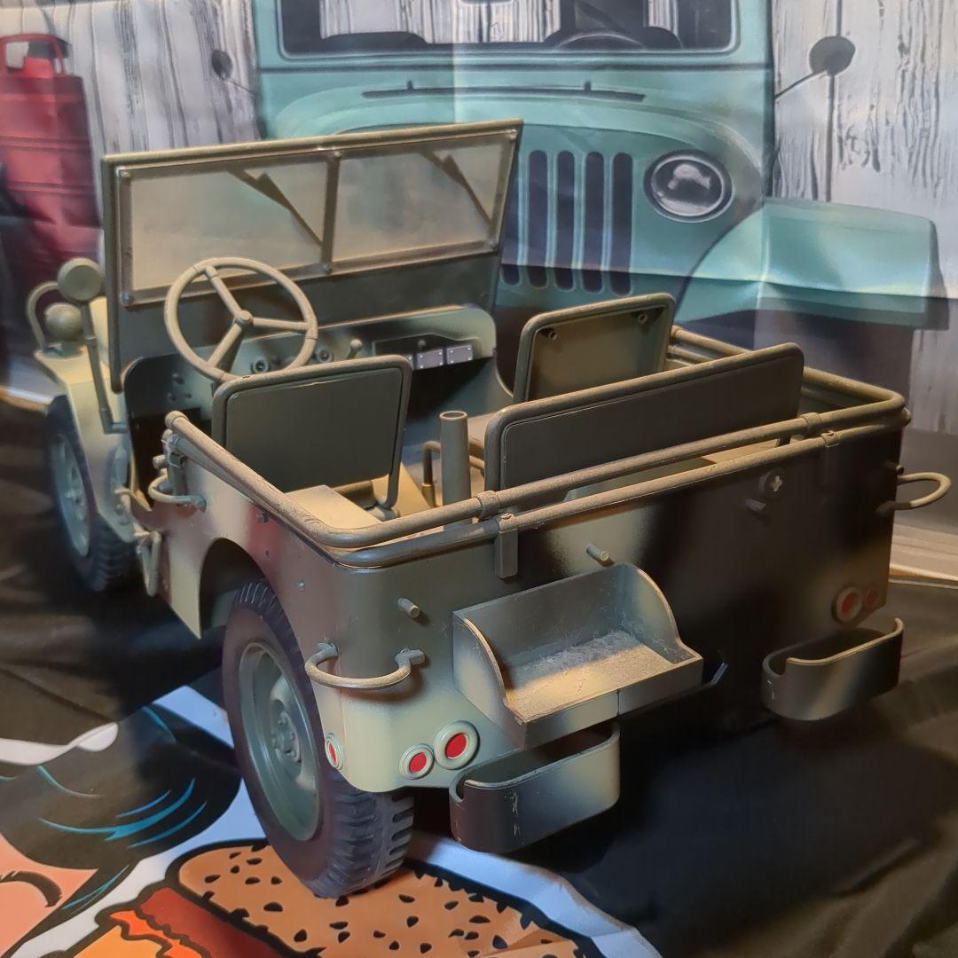 1/6 12インチ 第二次世界大戦アメリカ軍ジープウィリスMB カスタム迷彩