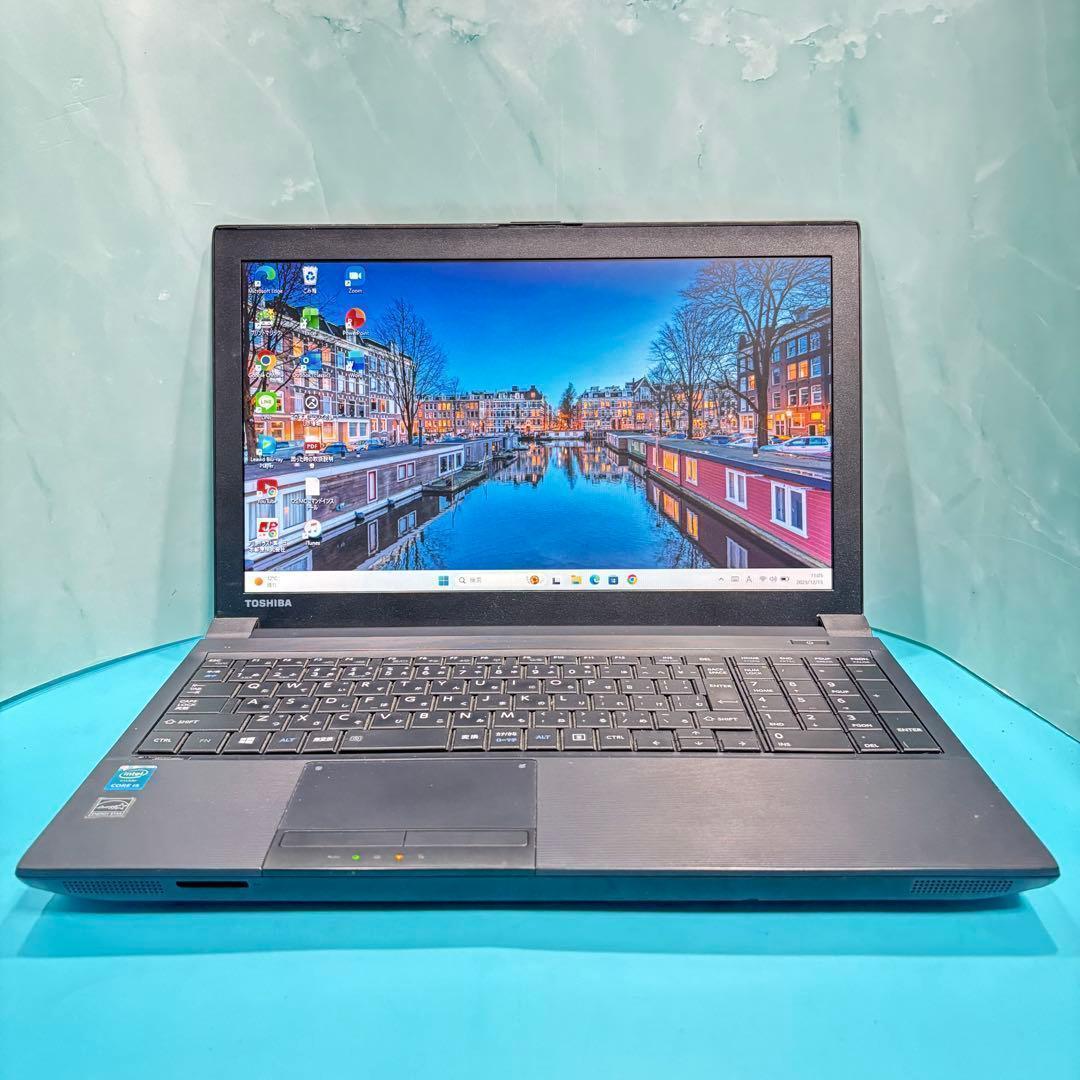 限定セール！動作◎美品★オフィス付★東芝★新品爆速SSD＆8GB★ノートPC★