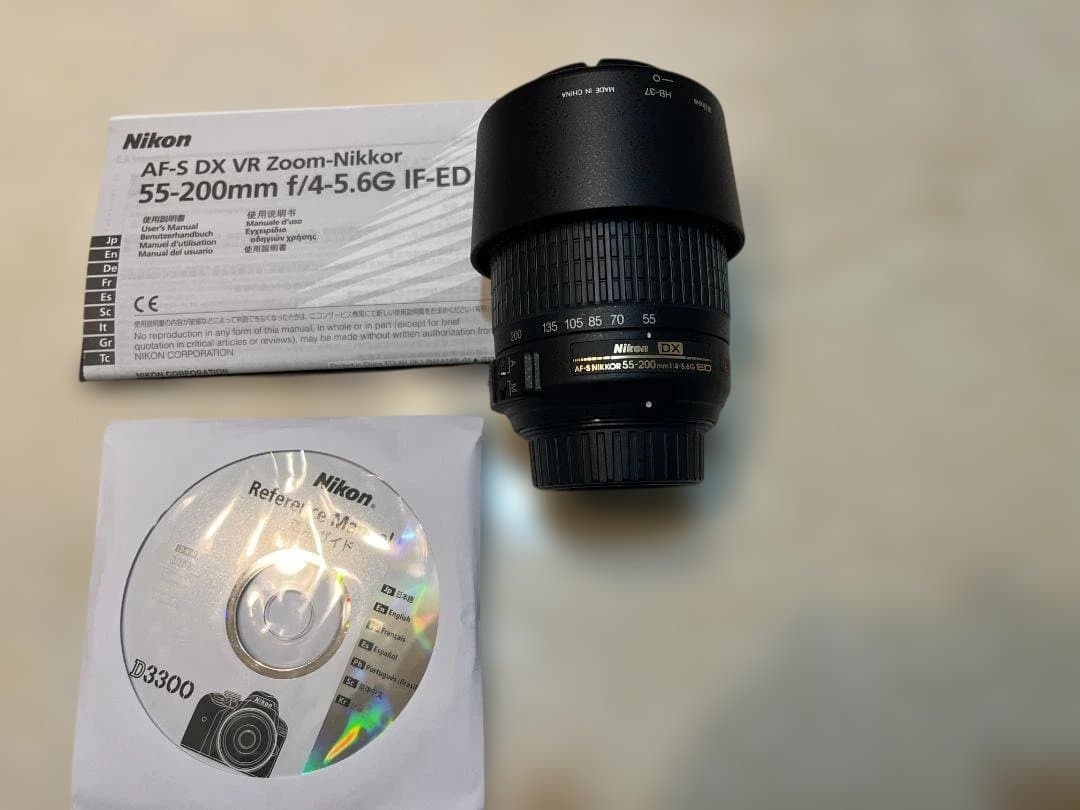 【美品】Nikon D3300 デジタル一眼レフカメラセット（S数9,635枚）