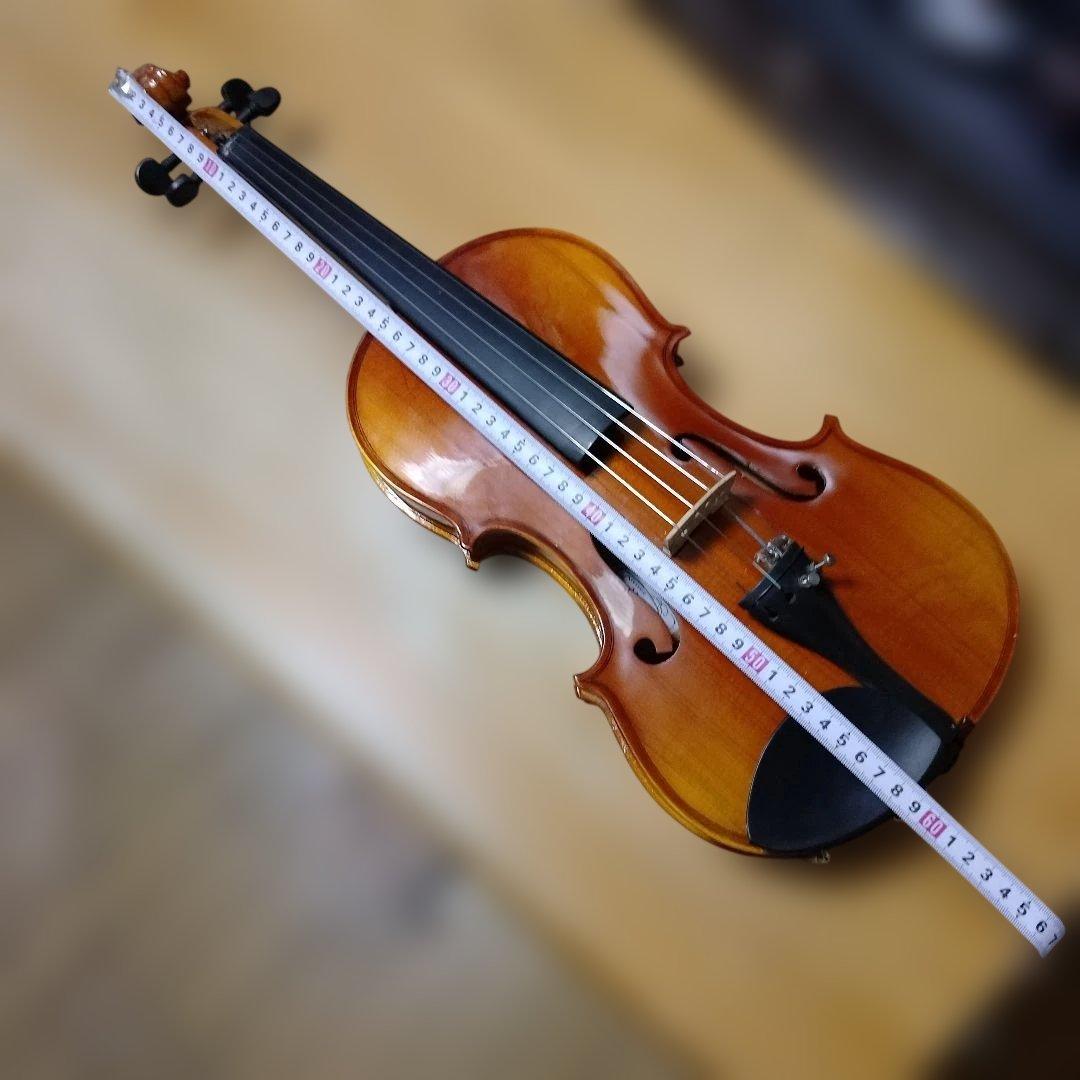 ♥特価♥ハルシュハットバイオリン全長約60センチ(4/4).弓ケ―ス松脂調弦笛付