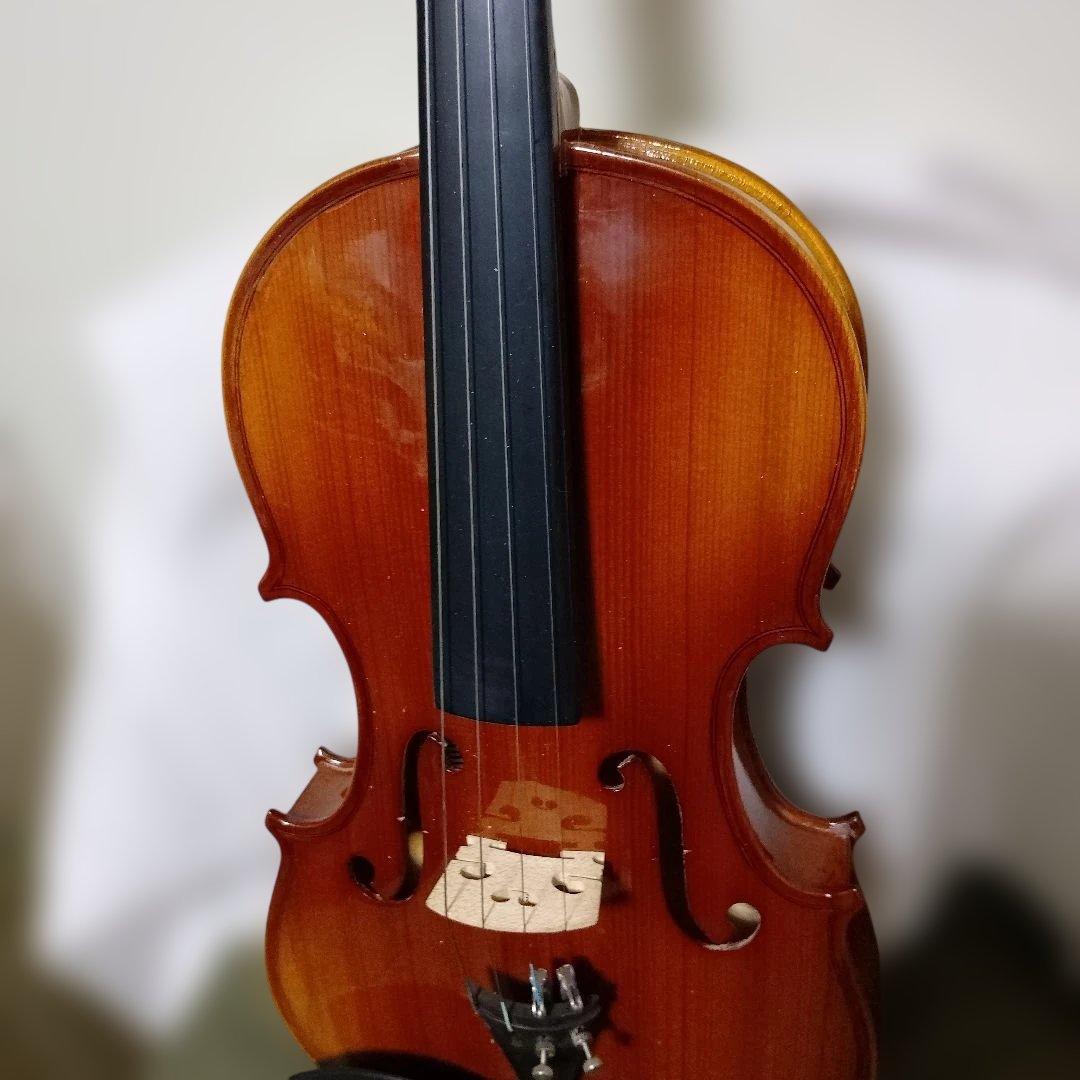 ♥特価♥ハルシュハットバイオリン全長約60センチ(4/4).弓ケ―ス松脂調弦笛付