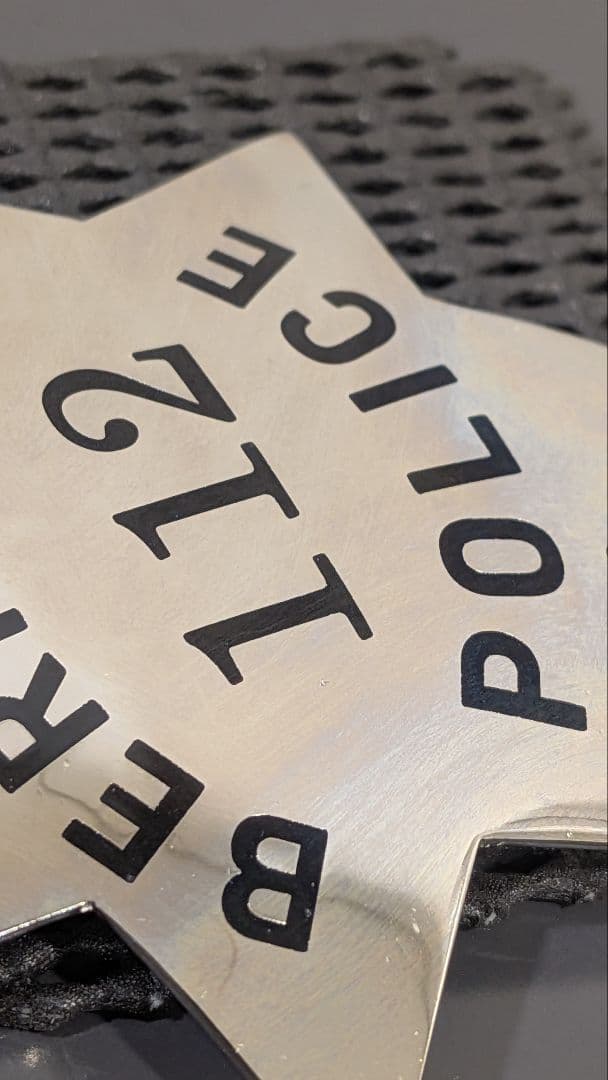 BERKELEY POLICE 112 セカンドバッジ