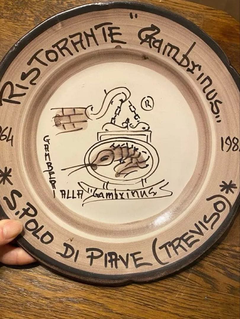 ブオンリコルド　イタリア製絵皿　1984 TREVISO 箱入り