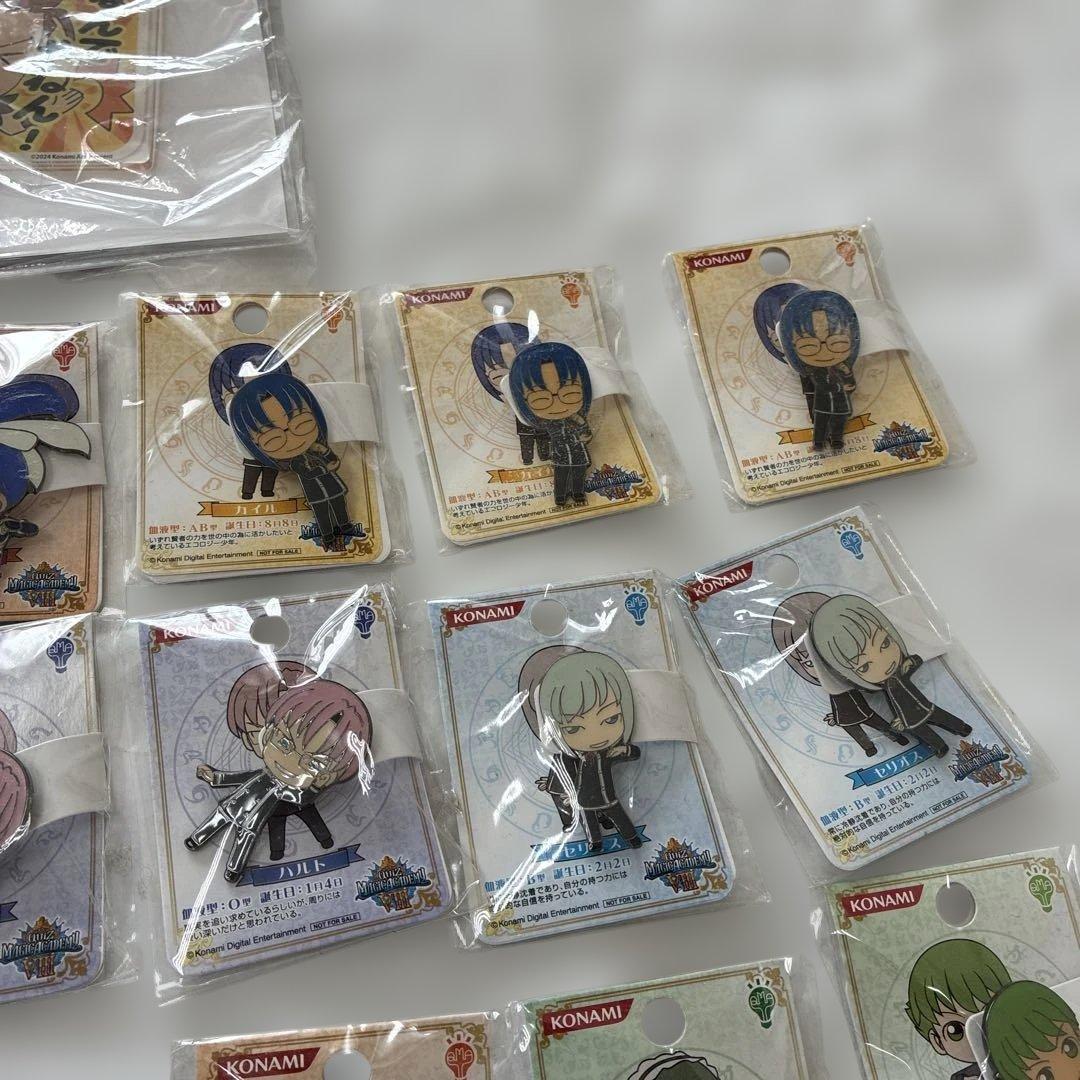 クイズマジックアカデミー　ピンズ　ピンバッジ　プレミアムくじ　キーホルダーQMA