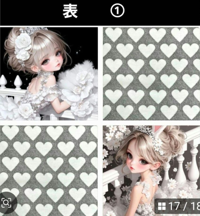 K☆K。。。★★様　　オーダー確認用　　かわいい女の子パネル生地　ハンドメイド