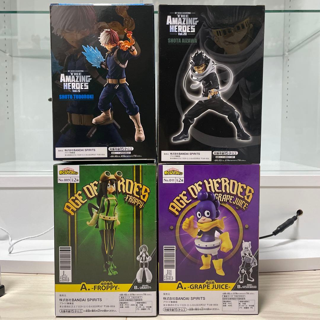 ヒロアカ　フィギュア4体セット　新品未開封