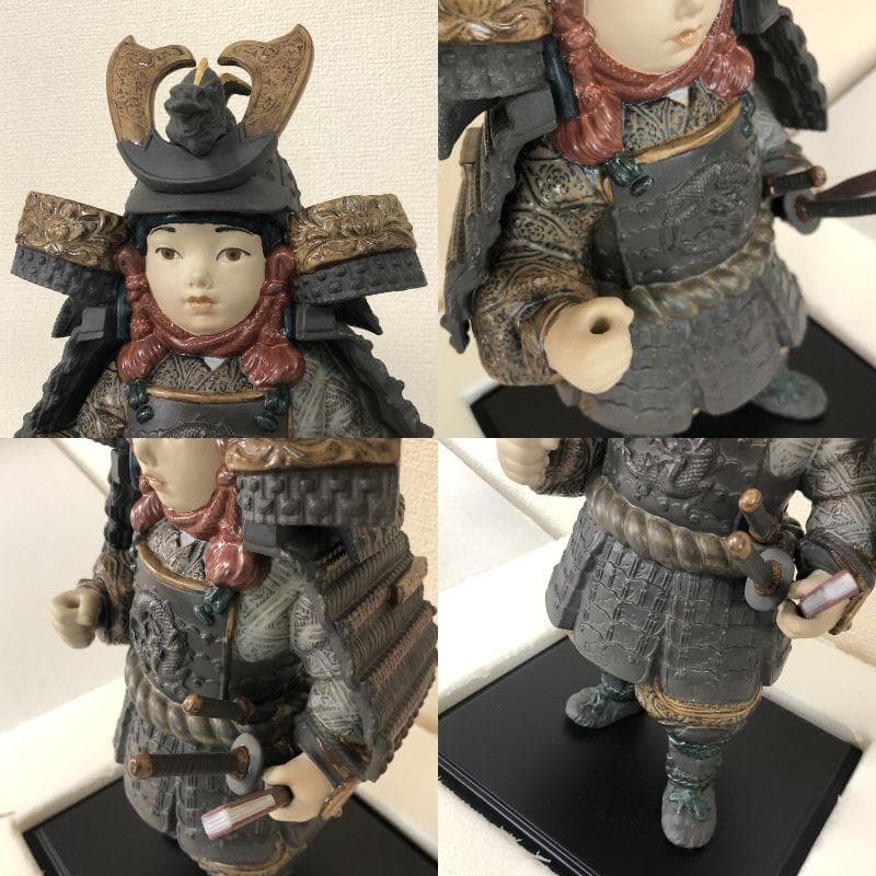 リヤドロ　若武者　一番槍【新品】武者人形　LLADRÓ　五月人形　端午の節句