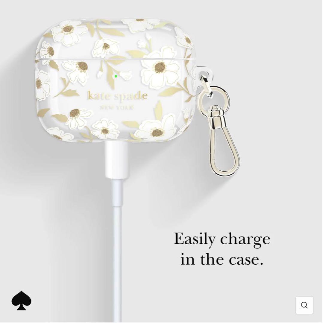 ケイトスペード AirPodsPro3 ケース 花柄