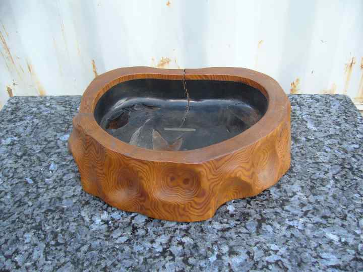 【新品　未使用】屋久杉　アンティーク　レトロ　置物　入れ物