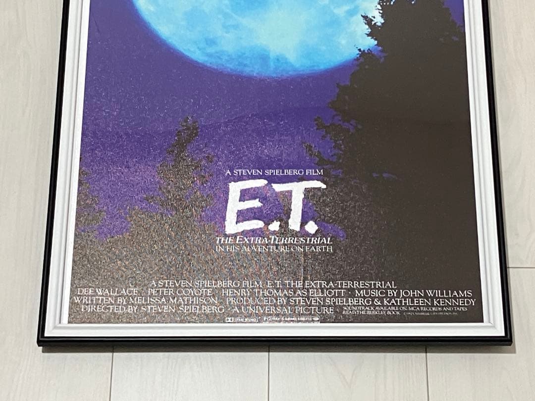 【額縁付き】E.T. 映画 A2 ポスター