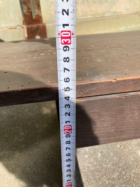 アンティークシンプル木製机