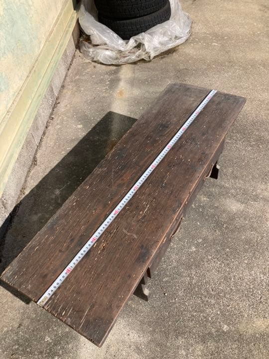 アンティークシンプル木製机