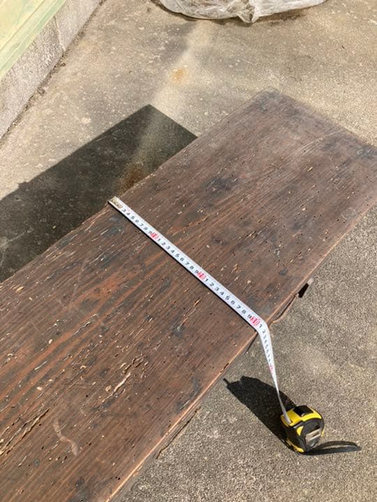 アンティークシンプル木製机