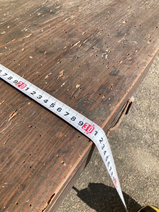 アンティークシンプル木製机