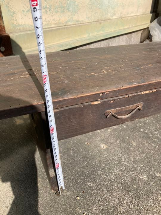 アンティークシンプル木製机