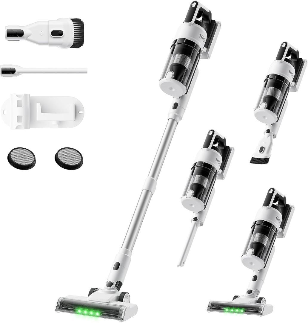 511コードレス掃除機 強力吸引 自立式 55分連続稼働 軽量 サイクロン