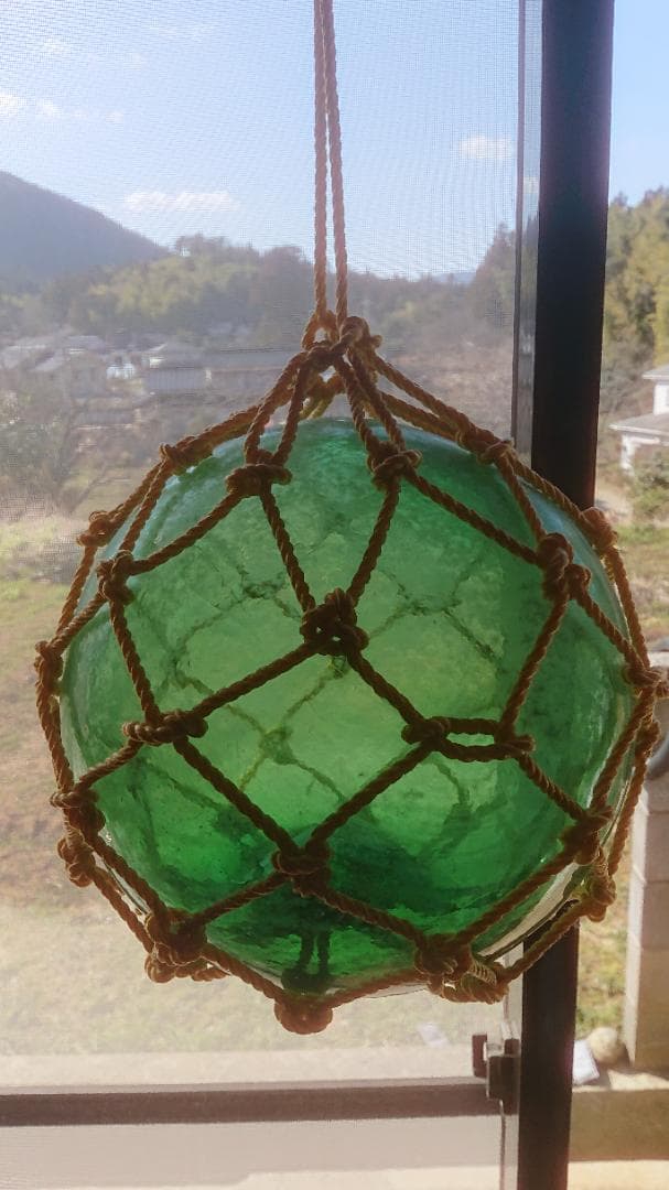 ★希少★ガラス製浮き球 (浮き玉) 直径約30cm
