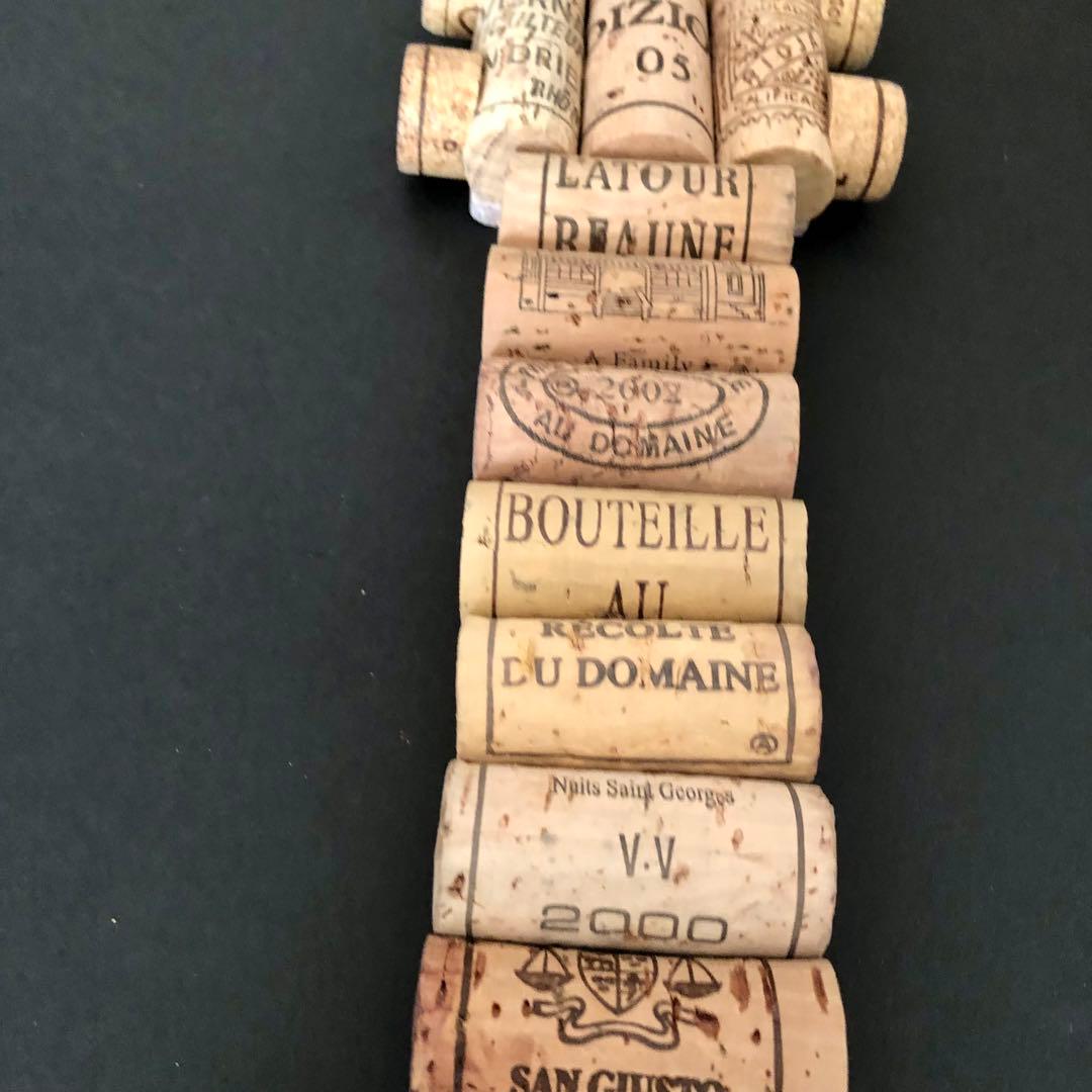 ワインコルク　コルクアート エレキギター　ハンドメイド　インテリア