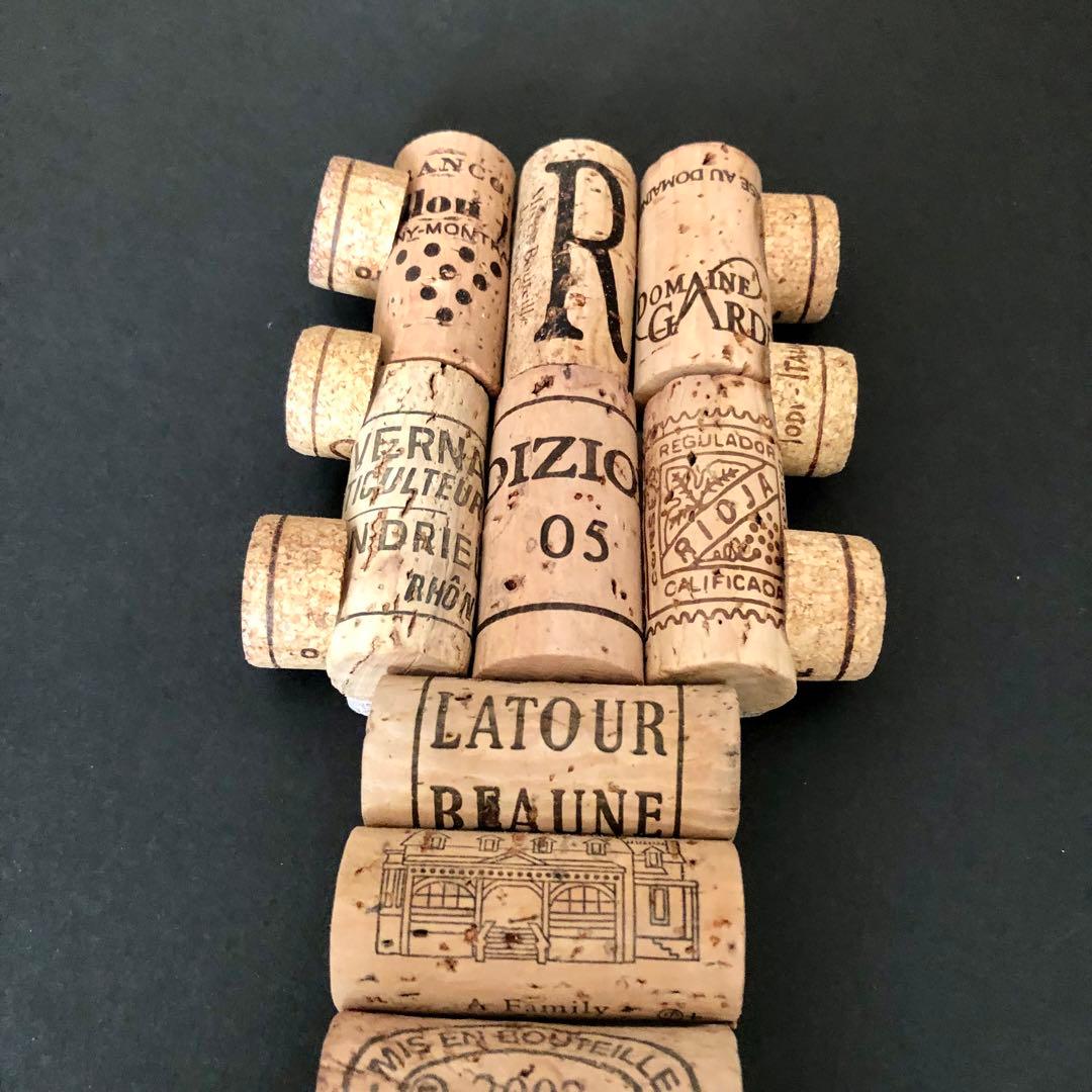 ワインコルク　コルクアート エレキギター　ハンドメイド　インテリア