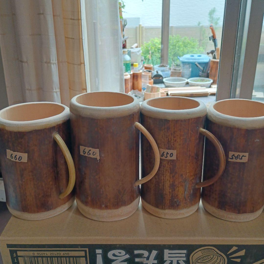 tomoegozen専用　竹製ビアジョッキ18個