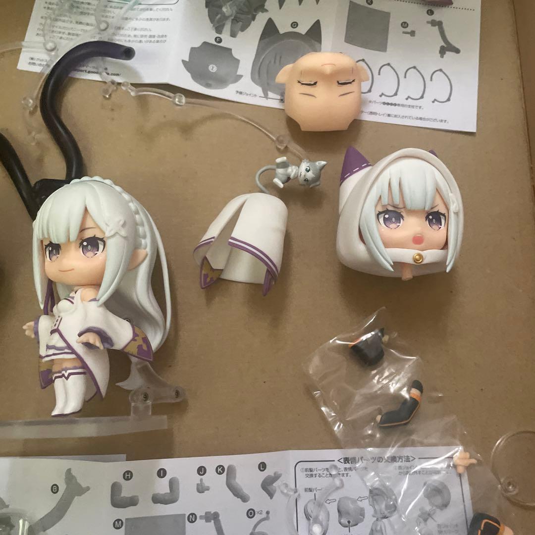 エミリア　ナツキ・スバル ねんどろいど バラ売り　返品　不可　画像のもののみ