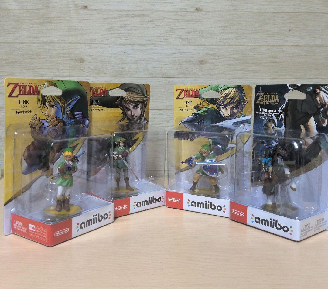 amiibo ゼルダの伝説 リンク 4種セット