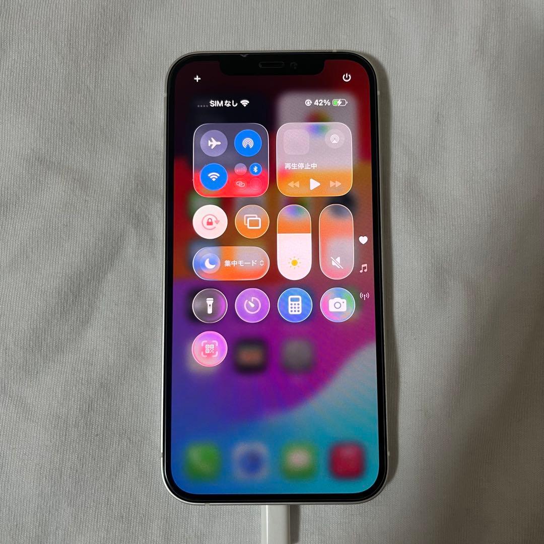 【背面割れあり】Apple iPhone 12 128GB ホワイト 本体