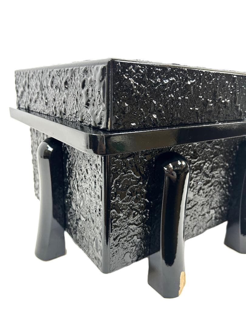 0918-Ｂ　武州塗　お櫃　櫃のみ　五月人形　入れ物　兜 インテリア　海外土産