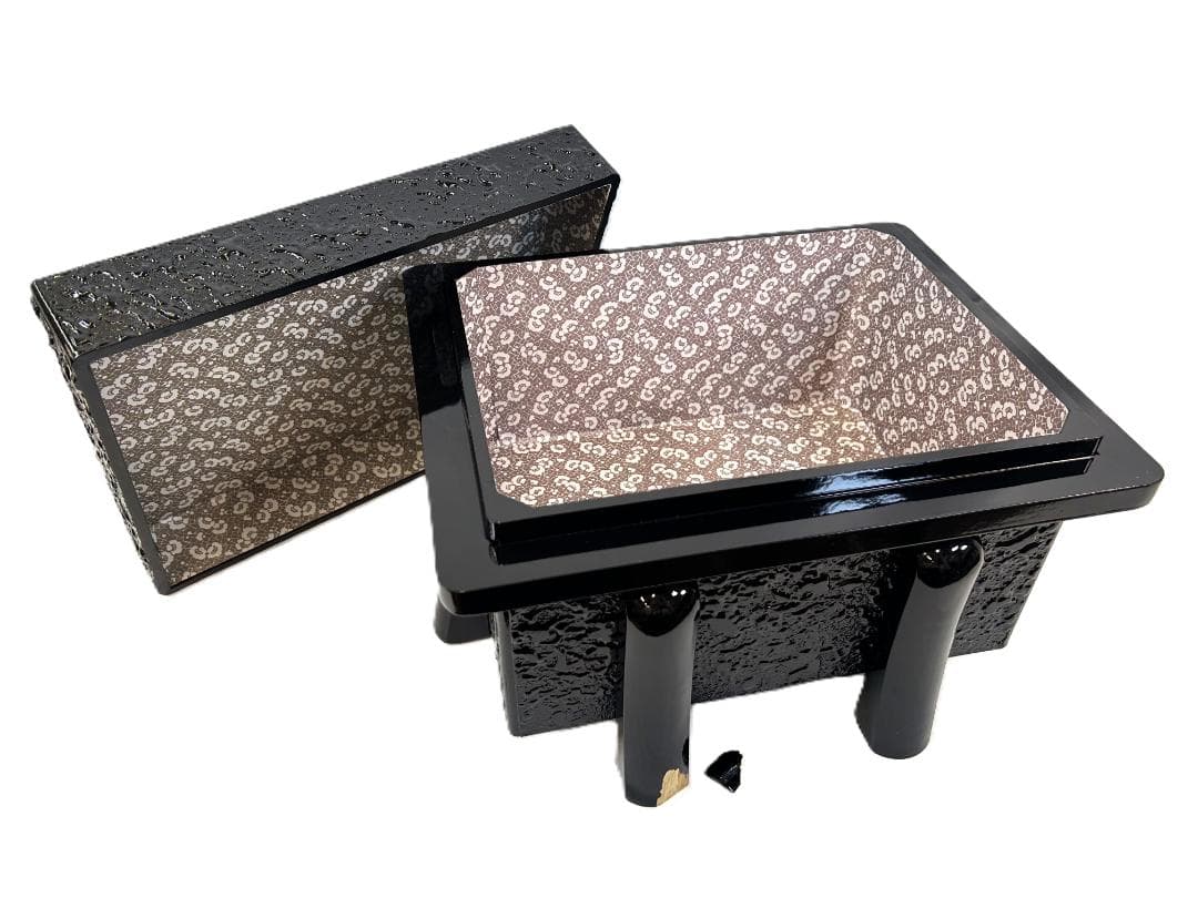 0918-Ｂ　武州塗　お櫃　櫃のみ　五月人形　入れ物　兜 インテリア　海外土産